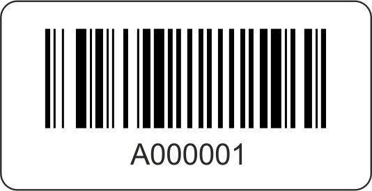 Barcode-Etiketten 40x23 mm